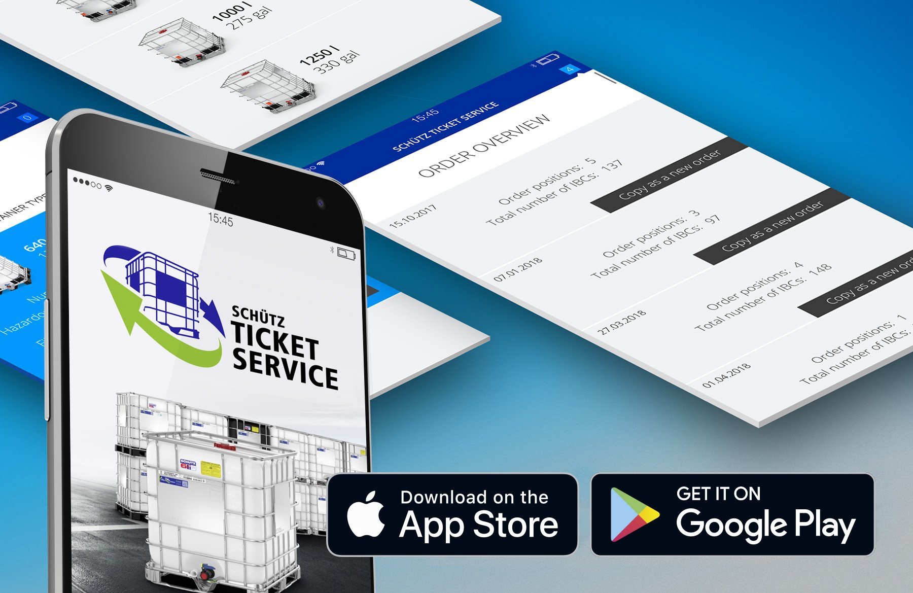 Dowload the SCHÜTZ TICKET SERVICE App to your mobile device. 